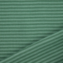 Boordstof little stripe love, vaalgroen - vaalmintgroen