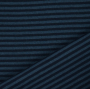 Boordstof little stripe love, blauw - donkerblauw