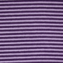 Tissu bord-côte jersey tubulaire à rayures (petites) Amour, lilas – pourpre