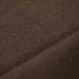 Tissu bord-côte jersey tubulaire lisse, marron chiné