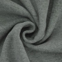 Tissu bord-côte jersey tubulaire lisse, gris chiné