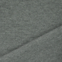 Tissu bord-côte jersey tubulaire lisse, gris chiné