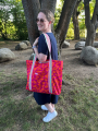 Canvas Leopard, lichfuchsia
