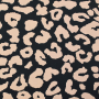 Canvas Leopard, black