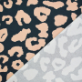 Canvas Leopard, black