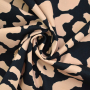 Canvas Leopard, black