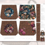Canvas Taschenpanel Leopard 125 x 150 cm