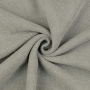 Tissu chenille et fourrure, gris clair