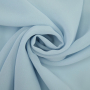 Tissu mousseline chiffon uni, bleu ciel