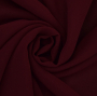 Tissu mousseline chiffon uni, bordeaux