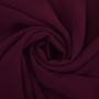 Tissu mousseline chiffon uni, prune