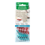 Clover Mini Wonder Clips, small fabric binder clips 20 pcs., red / blue