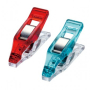 Clover Mini Wonder Clips, small fabric binder clips 20 pcs., red / blue