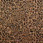 Corduroy stof luipaard, caramel