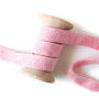 Cordon plat Me Albstoffe Flat chiné 2 cm, rosé