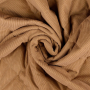 Tissu velours côtelé matelassé, beige