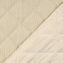 Quilted corduroy fabric, natural