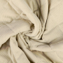 Quilted corduroy fabric, natural