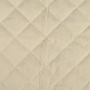 Quilted corduroy fabric, natural