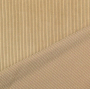 Tissu velours côtelé uni à grosses côtes, beige
