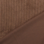 Corduroy effen, donkerbruin