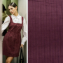 Corduroy High Low Fibre Mood, wine red