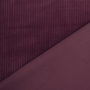 Corduroy High Low Fibre Mood, wine red