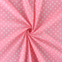 Katoen stippen 8 mm, roze