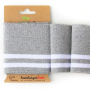 Cuff me Bold Albstoffe Hamburger Liebe biologische boordstof, lichtgrijs