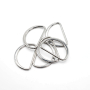 D-ring 50 mm, silver