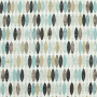 Decoratiestof Canvas Azteekse stijl, gebroken wit