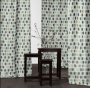 Decoratiestof Canvas Azteekse stijl, gebroken wit