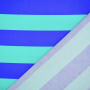 Decoratiestof Canvas blokstrepen, blauw