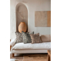 Tissu déco toile canvas Léopard Love, marron