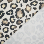Decoratiestof Canvas Leo Love, gebroken wit