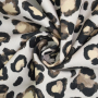 Decoratiestof Canvas Leo Love, gebroken wit