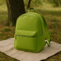 Tissu déco toile canvas uni, vert pomme