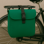 Tissu déco toile canvas uni, vert