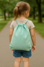 Decoratiestof Canvas uni, mintgroen
