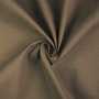 Tissu déco toile canvas uni, boue