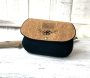 Decoratiestof Canvas uni, zwart