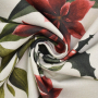 Decoratiestof Canvas Kerstster, naturel