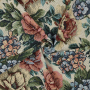 Tissu déco gobelin Fleurs Big Flowers, crème