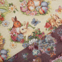 Dekostoff Gobelin Bunny Garden, beige
