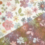 Dekostoff Gobelin Indian Flowers, beige