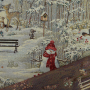 Decoratiestof Gobelin Snowman