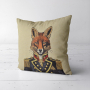 Tissu déco gobelin panneau Admiral Fox, 46x46cm