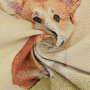 Tissu déco gobelin panneau Corgi Dog, 46x46cm