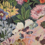Dekostoff Gobelinstoff Floral Bouquet, schwarz