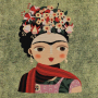 Decoratiestof Gobelin Flower Girl paneel, 46 x 46 cm